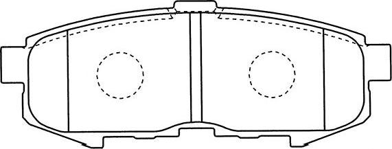 Kavo Parts BP-4569 - Тормозные колодки, дисковые, комплект avtokuzovplus.com.ua