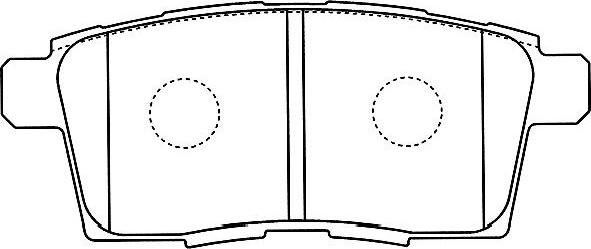 Kavo Parts BP-4574 - Тормозные колодки, дисковые, комплект autodnr.net