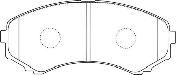 Kavo Parts BP-4575 - Тормозные колодки, дисковые, комплект avtokuzovplus.com.ua