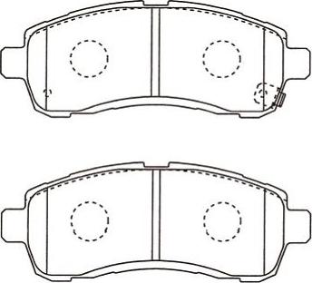 Kavo Parts BP-4576 - Гальмівні колодки, дискові гальма autocars.com.ua