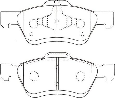 Kavo Parts BP-4577 - Гальмівні колодки, дискові гальма autocars.com.ua