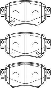 Kavo Parts BP-4588 - Гальмівні колодки, дискові гальма autocars.com.ua