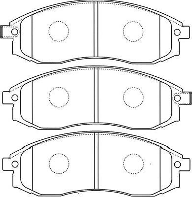 Kavo Parts BP-5535 - Гальмівні колодки, дискові гальма autocars.com.ua