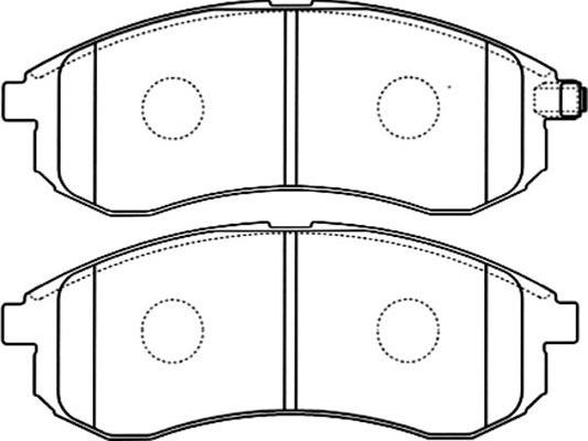 Kavo Parts BP-5540 - Тормозные колодки, дисковые, комплект autodnr.net