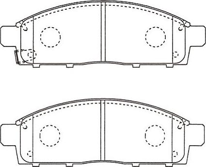 Kavo Parts BP-5560 - Гальмівні колодки, дискові гальма autocars.com.ua