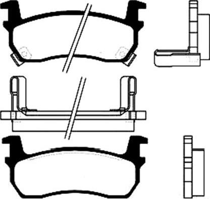 Kavo Parts BP-6519 - Гальмівні колодки, дискові гальма autocars.com.ua