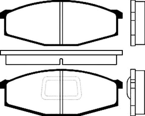 Kavo Parts BP-6537 - Гальмівні колодки, дискові гальма autocars.com.ua