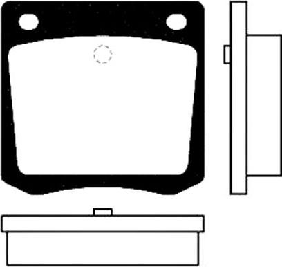 Kavo Parts BP-6540 - Тормозные колодки, дисковые, комплект avtokuzovplus.com.ua