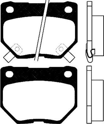 Kavo Parts BP-6548 - Гальмівні колодки, дискові гальма autocars.com.ua