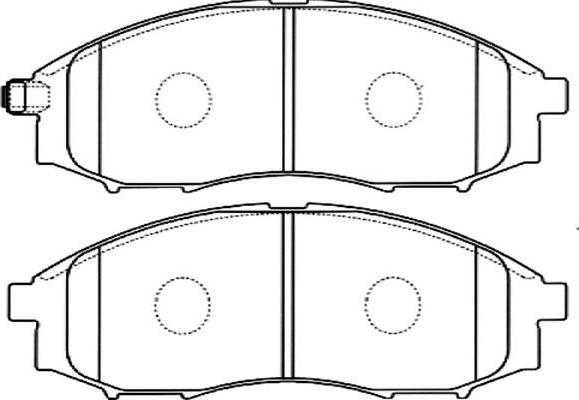 Kavo Parts BP-6581 - Гальмівні колодки, дискові гальма autocars.com.ua