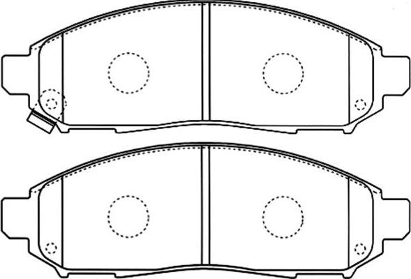 Kavo Parts BP-6594 - Тормозные колодки, дисковые, комплект avtokuzovplus.com.ua