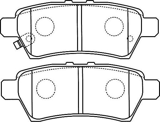 Kavo Parts BP-6595 - Гальмівні колодки, дискові гальма autocars.com.ua