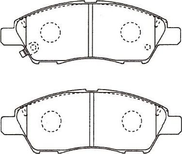 Kavo Parts BP-6626 - Гальмівні колодки, дискові гальма autocars.com.ua