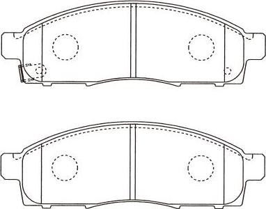 Kavo Parts BP-6631 - Гальмівні колодки, дискові гальма autocars.com.ua