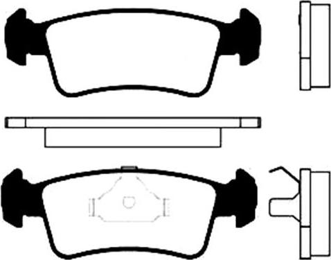 Kavo Parts BP-8507 - Тормозные колодки, дисковые, комплект avtokuzovplus.com.ua