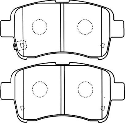 Kavo Parts BP-8525 - Гальмівні колодки, дискові гальма autocars.com.ua