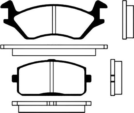 Kavo Parts BP-9002 - Гальмівні колодки, дискові гальма autocars.com.ua