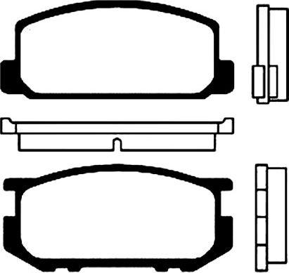 Kavo Parts BP-9003 - Тормозные колодки, дисковые, комплект avtokuzovplus.com.ua