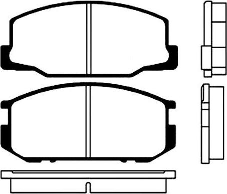 Kavo Parts BP-9004 - Гальмівні колодки, дискові гальма autocars.com.ua