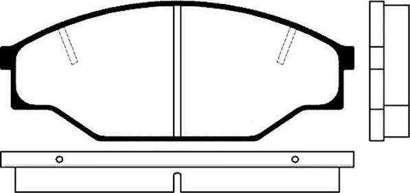 Kavo Parts BP-9010 - Тормозные колодки, дисковые, комплект avtokuzovplus.com.ua