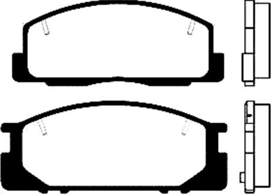 Kavo Parts BP-9014 - Тормозные колодки, дисковые, комплект autodnr.net