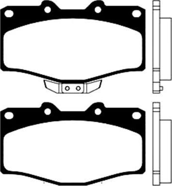 Kavo Parts BP-9018 - Гальмівні колодки, дискові гальма autocars.com.ua