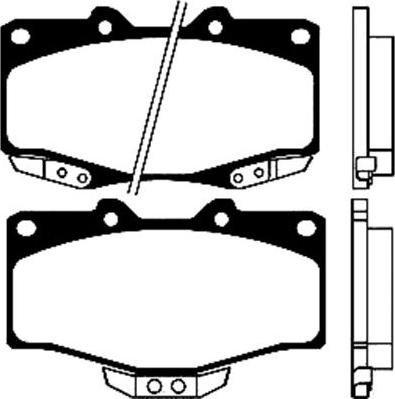 Kavo Parts BP-9025 - Тормозные колодки, дисковые, комплект autodnr.net