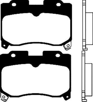 Kavo Parts BP-9034 - Гальмівні колодки, дискові гальма autocars.com.ua