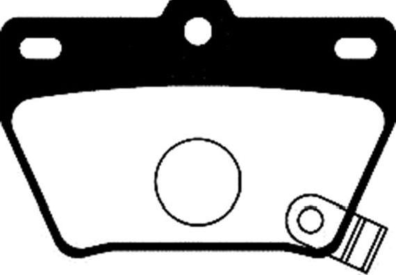 Kavo Parts BP-9066 - Гальмівні колодки, дискові гальма autocars.com.ua