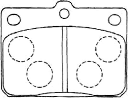 Kavo Parts BP-9089 - Тормозные колодки, дисковые, комплект avtokuzovplus.com.ua