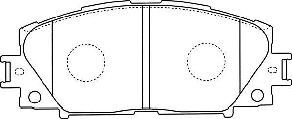 Kavo Parts BP-9112 - Гальмівні колодки, дискові гальма autocars.com.ua