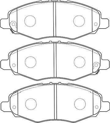 Kavo Parts BP-9113 - Гальмівні колодки, дискові гальма autocars.com.ua