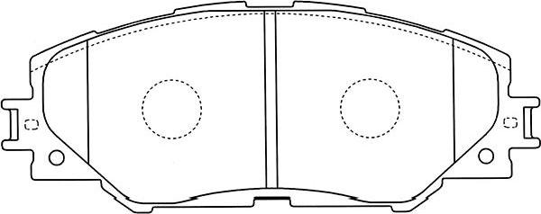 Kavo Parts BP-9115 - Гальмівні колодки, дискові гальма autocars.com.ua