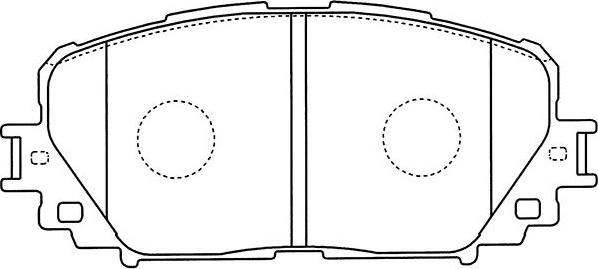 Kavo Parts BP-9118 - Тормозные колодки, дисковые, комплект avtokuzovplus.com.ua