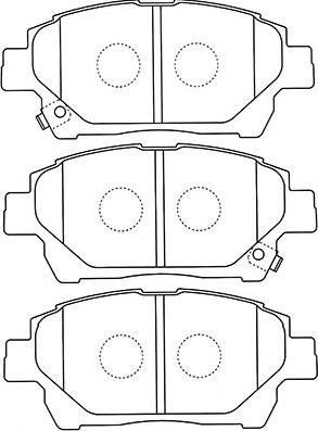 Kavo Parts BP-9120 - Тормозные колодки, дисковые, комплект autodnr.net