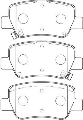 Kavo Parts BP-9132 - Тормозные колодки, дисковые, комплект avtokuzovplus.com.ua