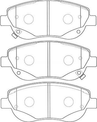 Kavo Parts BP-9133 - Гальмівні колодки, дискові гальма autocars.com.ua