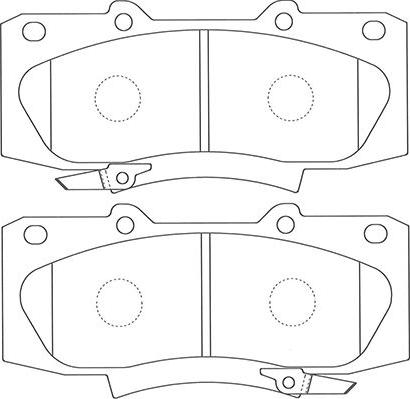 Kavo Parts BP-9139 - Гальмівні колодки, дискові гальма autocars.com.ua