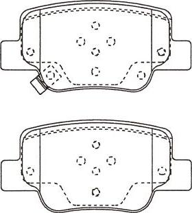 Kavo Parts BP-9147 - Гальмівні колодки, дискові гальма autocars.com.ua