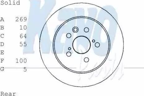 Kavo Parts BR-9446 - Тормозной диск autodnr.net