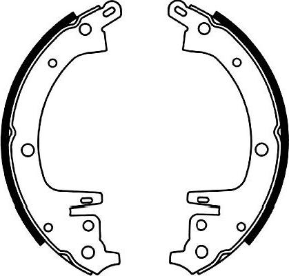 Kavo Parts BS-3911 - Комплект гальм, барабанний механізм autocars.com.ua