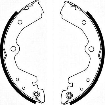 Kavo Parts BS-7430 - Комплект гальм, барабанний механізм autocars.com.ua