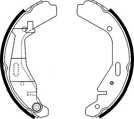 Kavo Parts BS-8926 - Комплект гальм, барабанний механізм autocars.com.ua