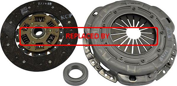 Kavo Parts CP-1015 - Комплект зчеплення autocars.com.ua