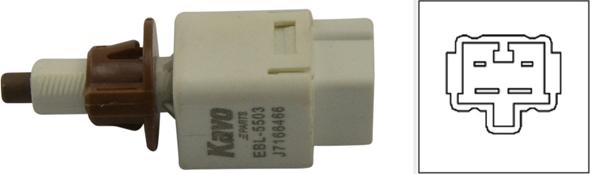 Kavo Parts EBL-5503 - Выключатель фонаря сигнала торможения autodnr.net