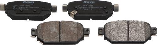 Kavo Parts KBP-10060 - Тормозные колодки, дисковые, комплект autodnr.net