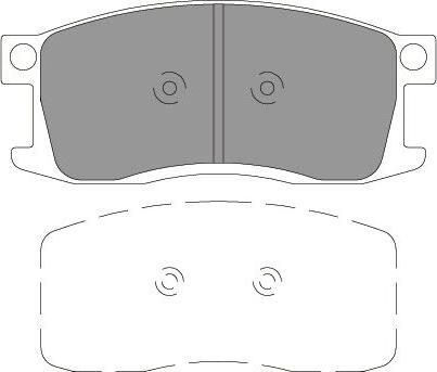 Kavo Parts KBP-2054 - Тормозные колодки, дисковые, комплект avtokuzovplus.com.ua