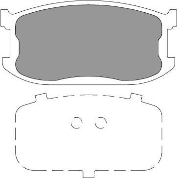 Kavo Parts KBP-4565 - Гальмівні колодки, дискові гальма autocars.com.ua