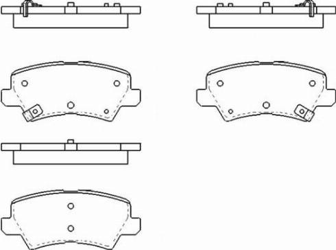 Kavo Parts KBP-4581 - Гальмівні колодки, дискові гальма autocars.com.ua