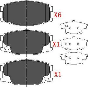 Kavo Parts KBP-5535 - Гальмівні колодки, дискові гальма autocars.com.ua